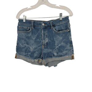 Anthropologie Pilcro Size 29 Womens Jean Shorts Acid Wash Cuffed